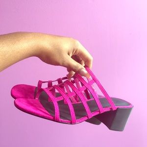 Cute magenta heels